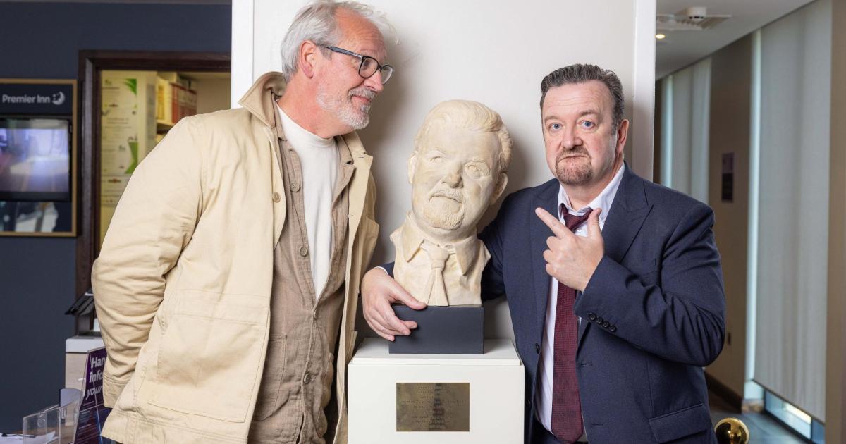 The Office: New David Brent sculpture unveiled at Premier Inn