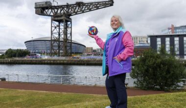 Commonwealth Games pairs the Mackintosh Rose and Finnieston Crane