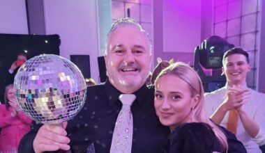 New Strictly dancer congratulated by Forest Holme Hospice