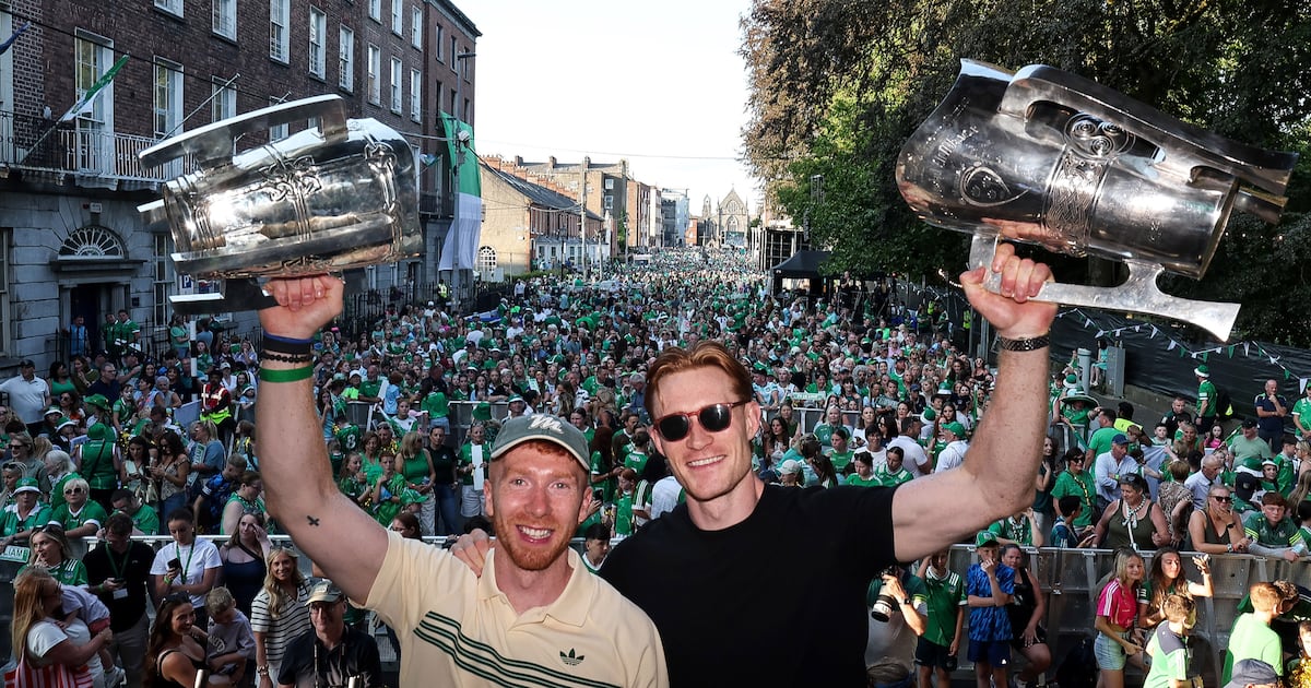 ‘Best team in the world’: Limerick hurlers welcomed home to a sea of green and white – The Irish Times
