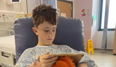 Boy, 13, ‘doing really well’ after brain tumour operated on with new technology – The Irish News