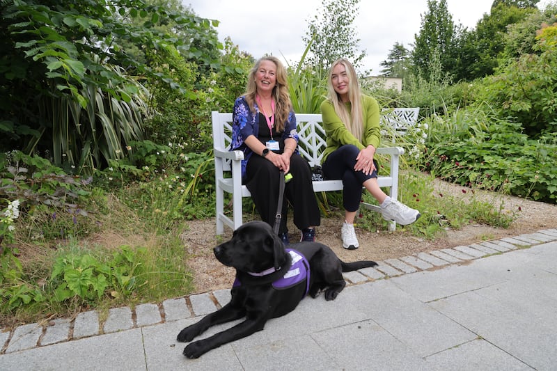 Tori with Dr Nicola Elmer and Amy Doyle. Photograph: Bryan O’Brien