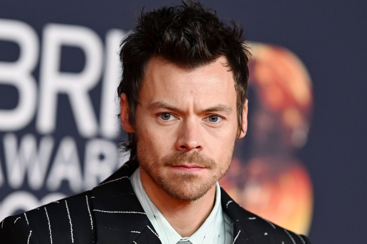 MANCHESTER, ENGLAND - FEBRUARY 28: (EDITORIAL USE ONLY) Harry Styles attends The BRIT Awards 2026 at Co-op Live on February 28, 2026 in Manchester, England. (Photo by Gareth Cattermole/Getty Images)