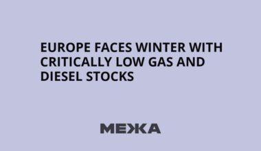 Europe faces winter with critically low gas and diesel stocks | Ukraine news