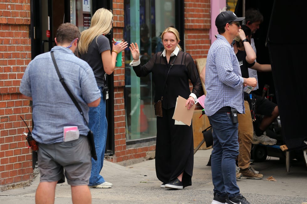 Elisabeth Moss filming new Hulu show Conviction elisabeth moss filming new hulu show conviction