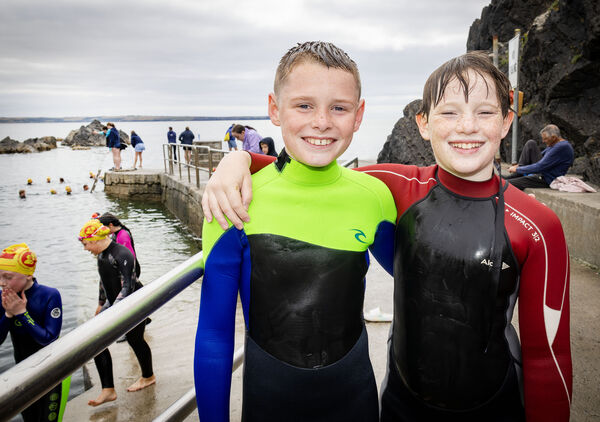  Matthew and Adam, pictured at the Water Safety Ireland, Summer training camp at Newtown Cove, Tramore. Photo: Joe Evans