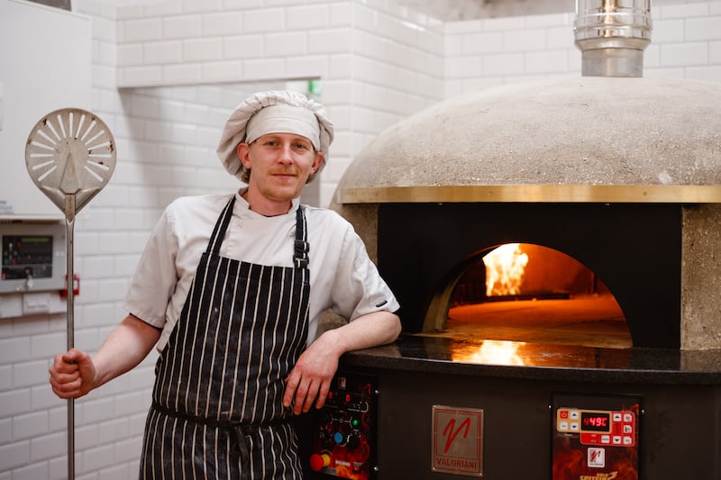 John Faulkner at the Pizza Shed, Killruddery, in Co Wicklow