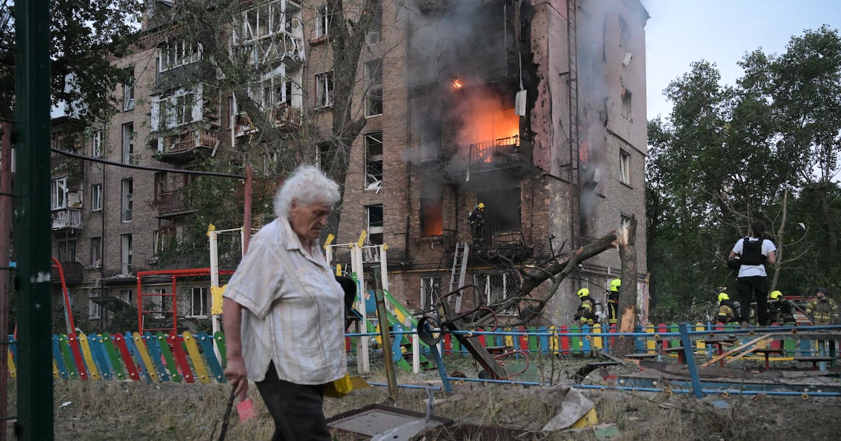 Russian missiles and drones kill at least 21 on ‘night of horror’ for Ukraine’s capital – The Irish Times