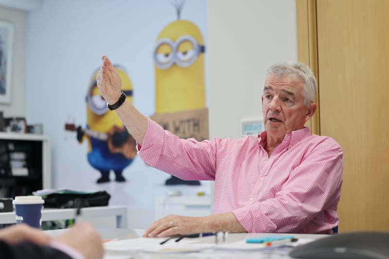 Michael O'Leary says Dublin Airport could handle as many as 60 million passengers a year. Photograph: Alan Betson