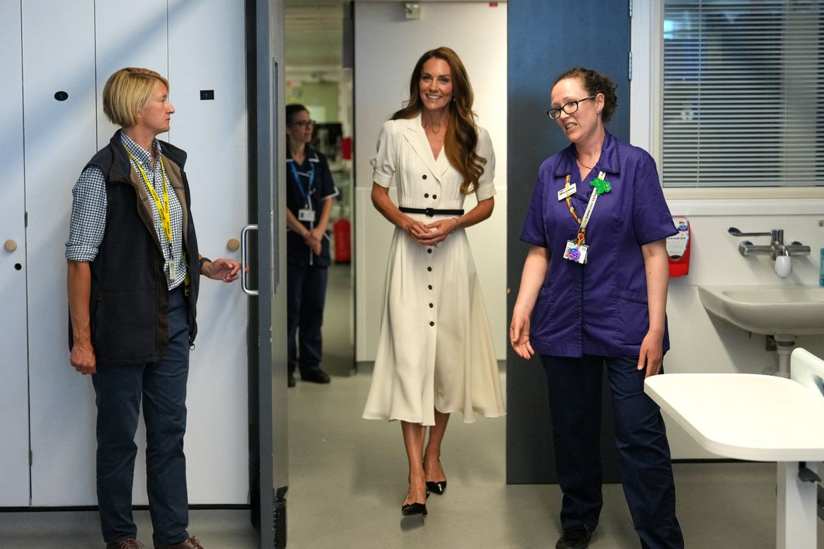 The Princess of Wales spent time meeting young patients, their families and healthcare staff during the surprise visit.