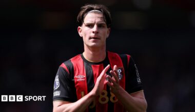 Alex Scott playing for Bournemouth
