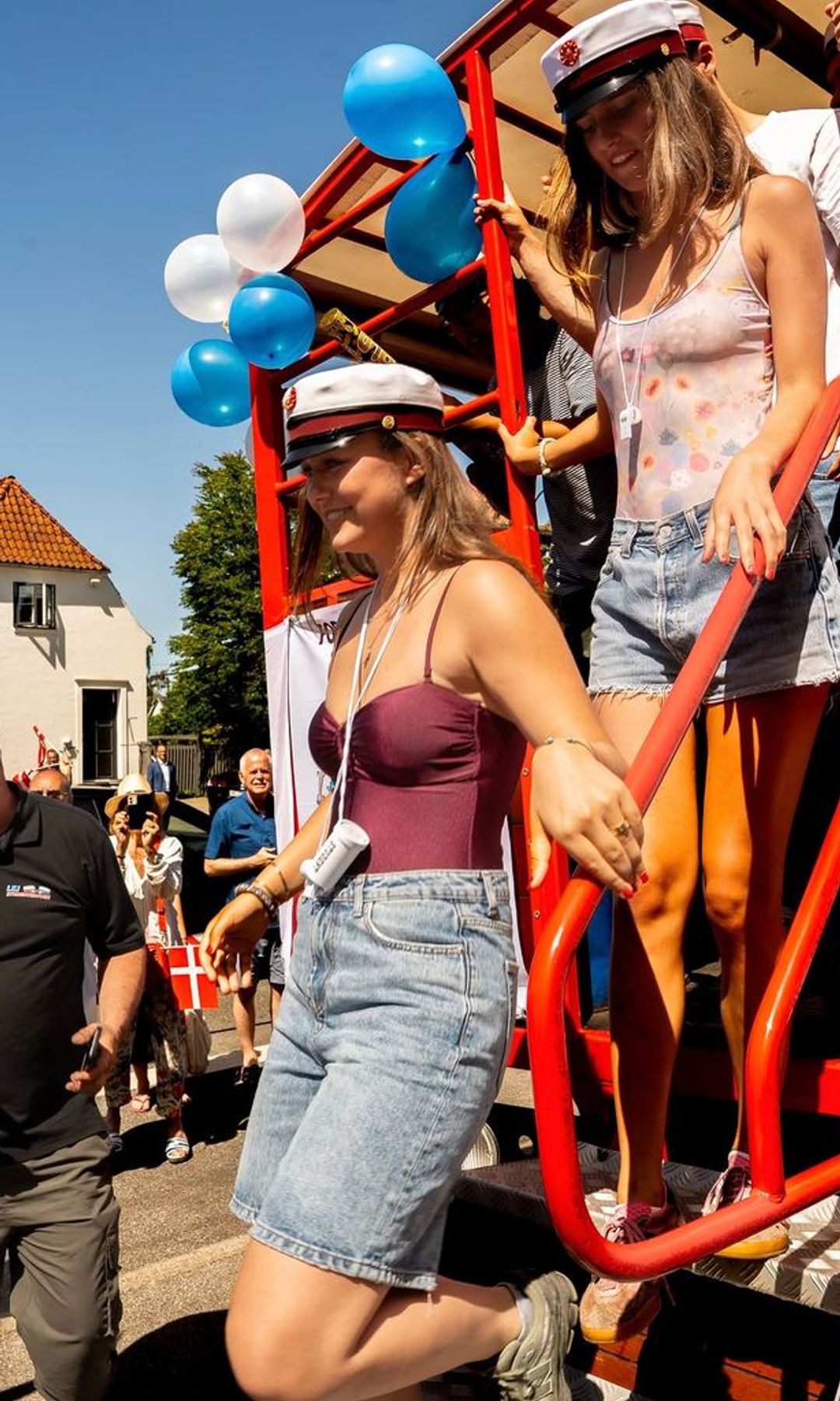 Princess Isabella participated in a Danish graduation ritual