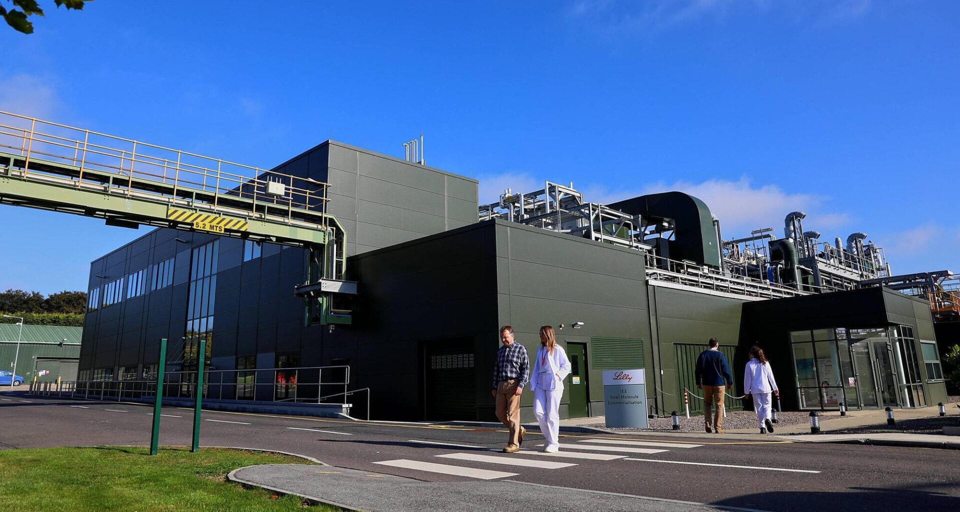 One of the Eli Lilly production buildings at its state-of-the-art facility in Dunderrow, Kinsale, Co Cork.