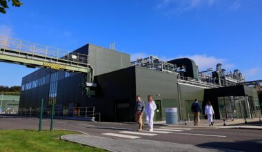 One of the Eli Lilly production buildings at its state-of-the-art facility in Dunderrow, Kinsale, Co Cork.