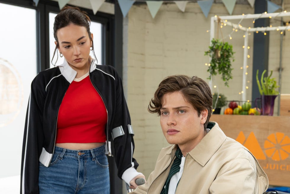 Frankie Osborne and Caleb Keane in Hollyoaks frankie osborne and caleb keane in hollyoaks