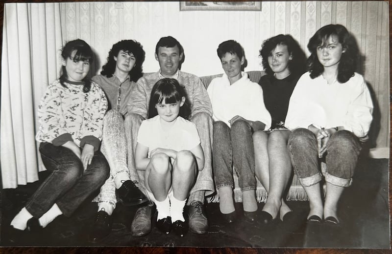 The McCague family in 1988 after Monaghan won the Ulster senior football Championship. Seán was 43 at the time, and Monaghan manager
