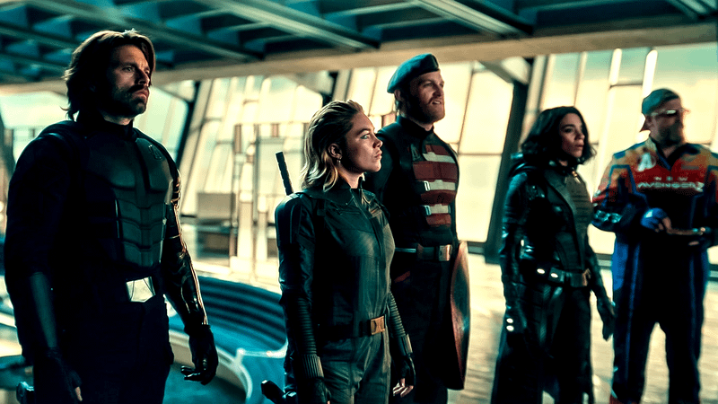 The New Avengers in the post credits of Thunderbolts.