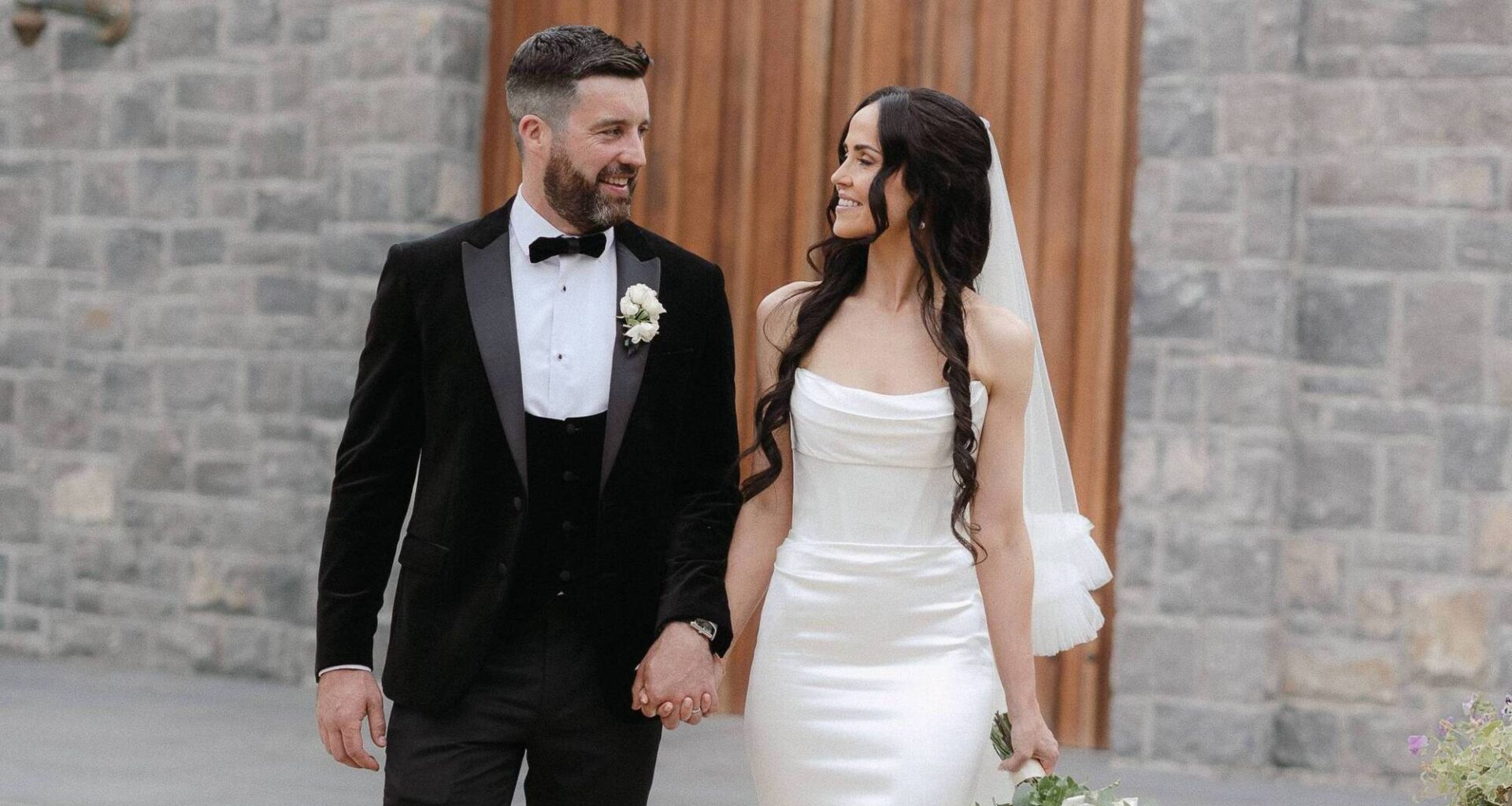Emma Barry Murphy and her husband Cian on their wedding day. Picture: SOSAC (Shane O'Sullivan Photography).