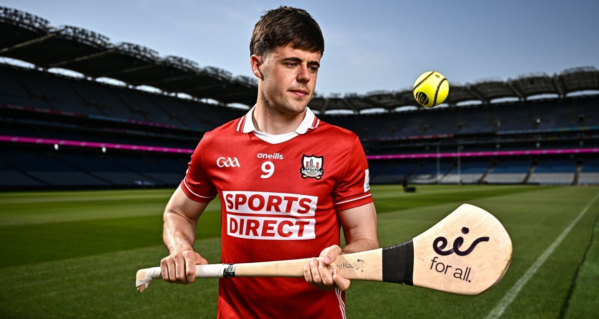 eir Ambassador, Darragh Fitzgibbon of Cork, pictured in Croke Park marking eir's continued support of the GAA All-Ireland Senior Hurling Championship. Pic: David Fitzgerald/Sportsfile