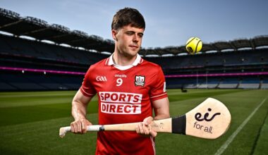 eir Ambassador, Darragh Fitzgibbon of Cork, pictured in Croke Park marking eir's continued support of the GAA All-Ireland Senior Hurling Championship. Pic: David Fitzgerald/Sportsfile