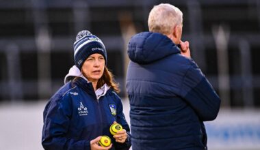 John Kiely: "Caroline has that responsibility for the psychological piece. It's never what you imagine it to be. It can be quite straightforward, practical, simple stuff." Pic: Piaras Ó Mídheach/Sportsfile