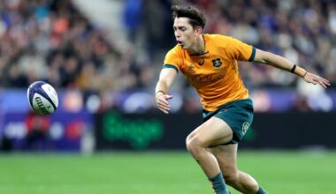 Jock Campbell last played for Australia in a 2022 Test against Wales. Pic: ©INPHO/Laszlo Geczo