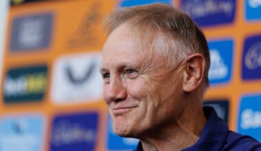 Australia head coach Joe Schmidt. Pic: Ben Brady/Inpho