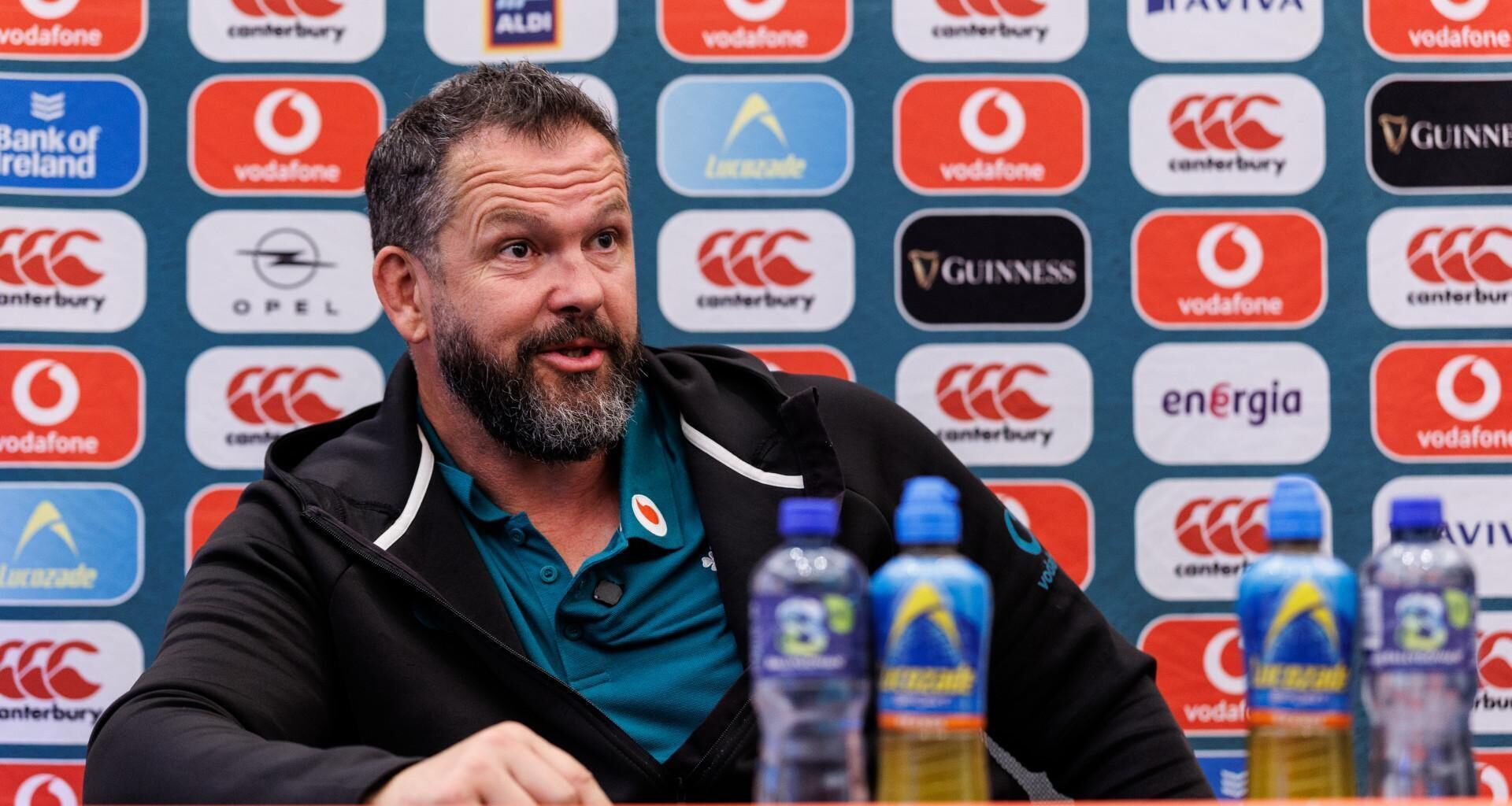 Head Coach Andy Farrell. Pic: INPHO/Ben Brady