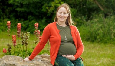 Sligo-based Jenni Garvey, already a mother of three, is having her next baby by free birth in November. Picture: James Connolly