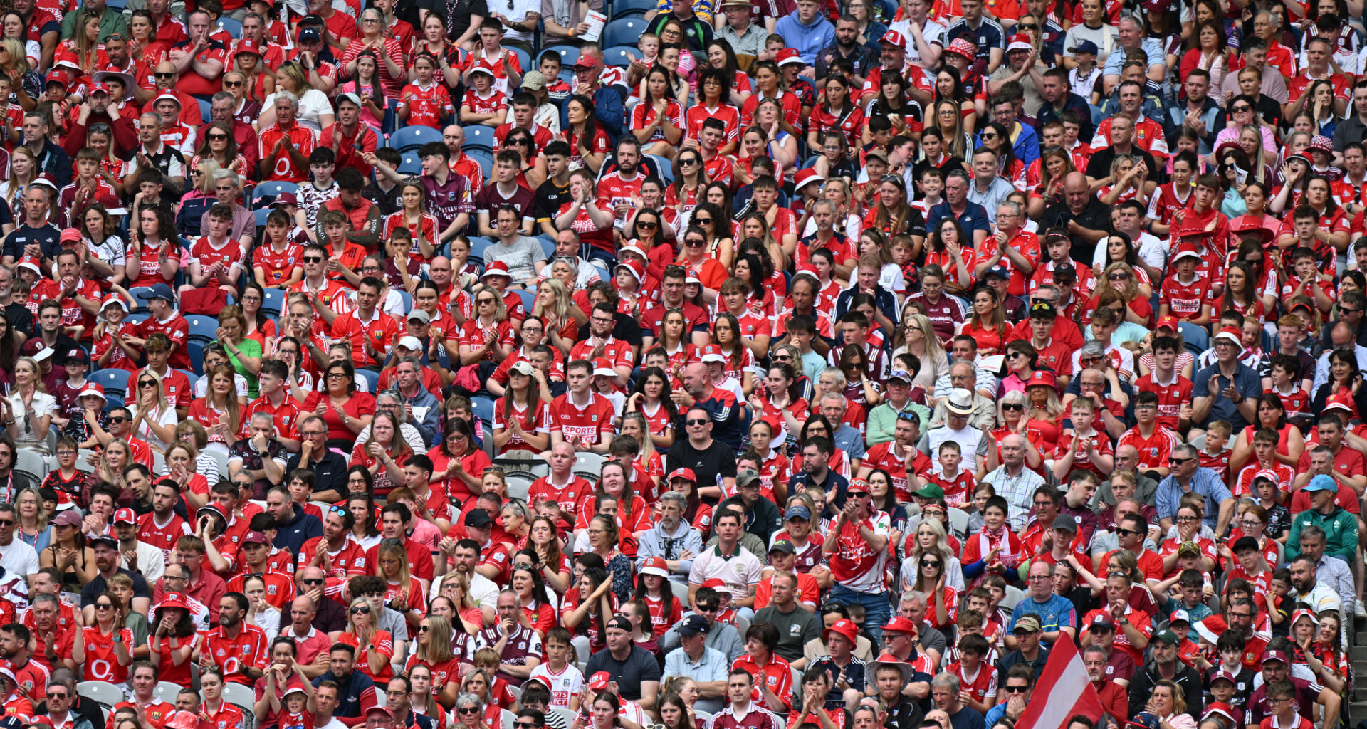 UNREAL SUPPORT: A huge Cork crowd travelled to follow Cork against Galway at Croke Park so how is that a negative?  Picture: Larry Cummins