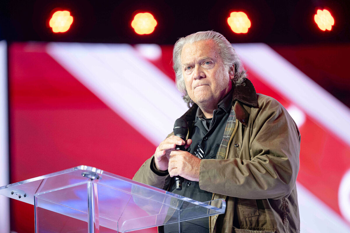 It has been widely reported that Steve Bannon, the architect of Trump’s first election, has a presence in Ireland, and is a strong supporter to Independent Ireland. File photo: AP/Jon Cherry
