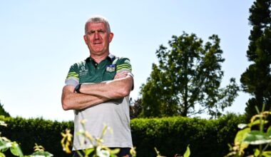 John Kiely poses for a portrait during a Limerick media conference at Woodlands House Hotel in Adare. Pic: David Fitzgerald/Sportsfile.