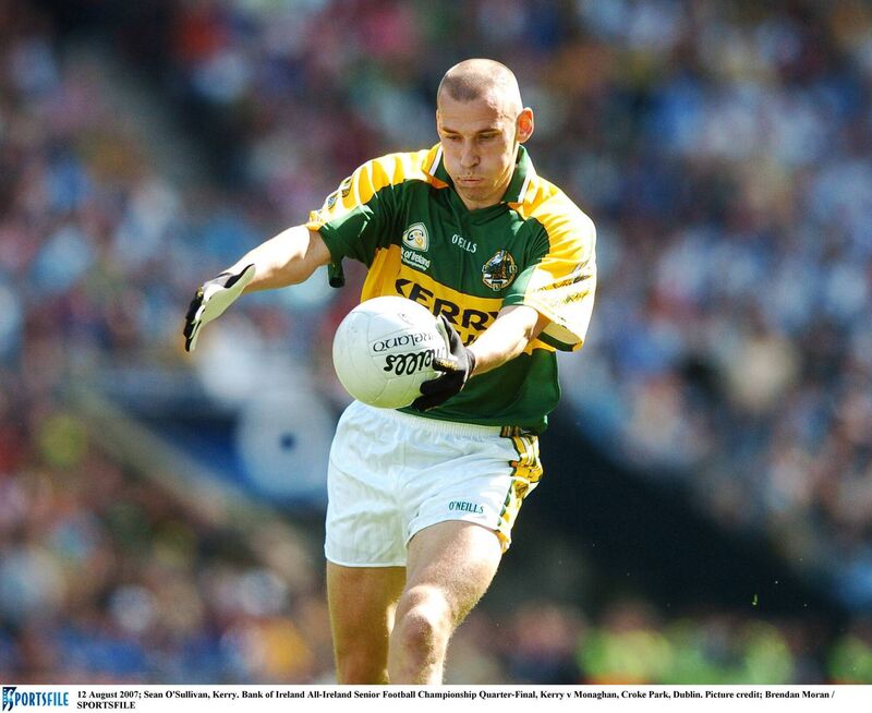 Kerry's Sean O'Sullivan during the 2007 All-Ireland All-Ireland quarter-final with Monaghan. Pic: Brendan Moran / SPORTSFILE