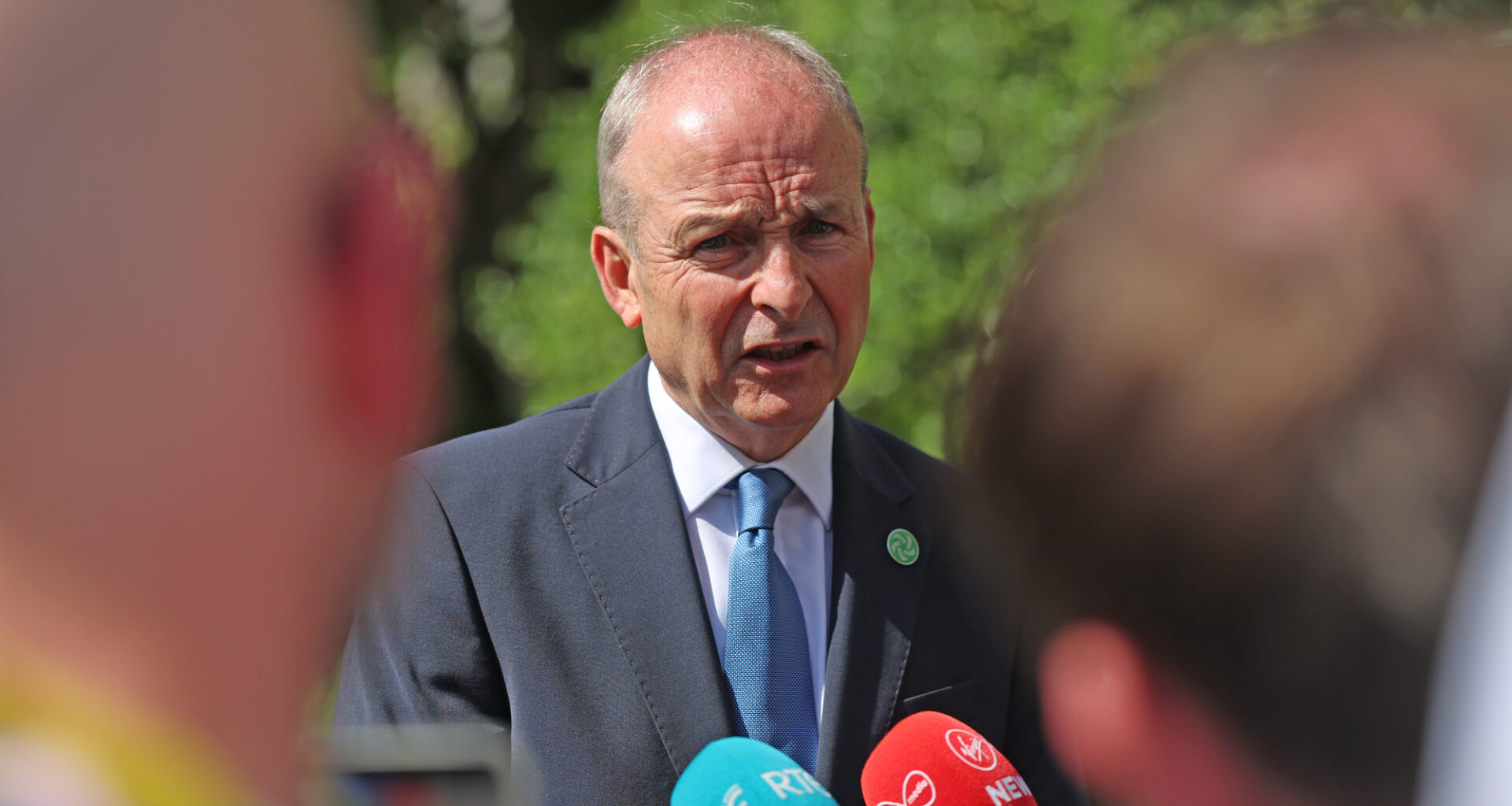 Martin dismissed Sinn Féin’s proposed bill, that would have directed the Government to produce a Green Paper on a united Ireland, as ‘not credible’. Picture: Liam McBurney/PA