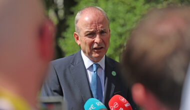 Martin dismissed Sinn Féin’s proposed bill, that would have directed the Government to produce a Green Paper on a united Ireland, as ‘not credible’. Picture: Liam McBurney/PA
