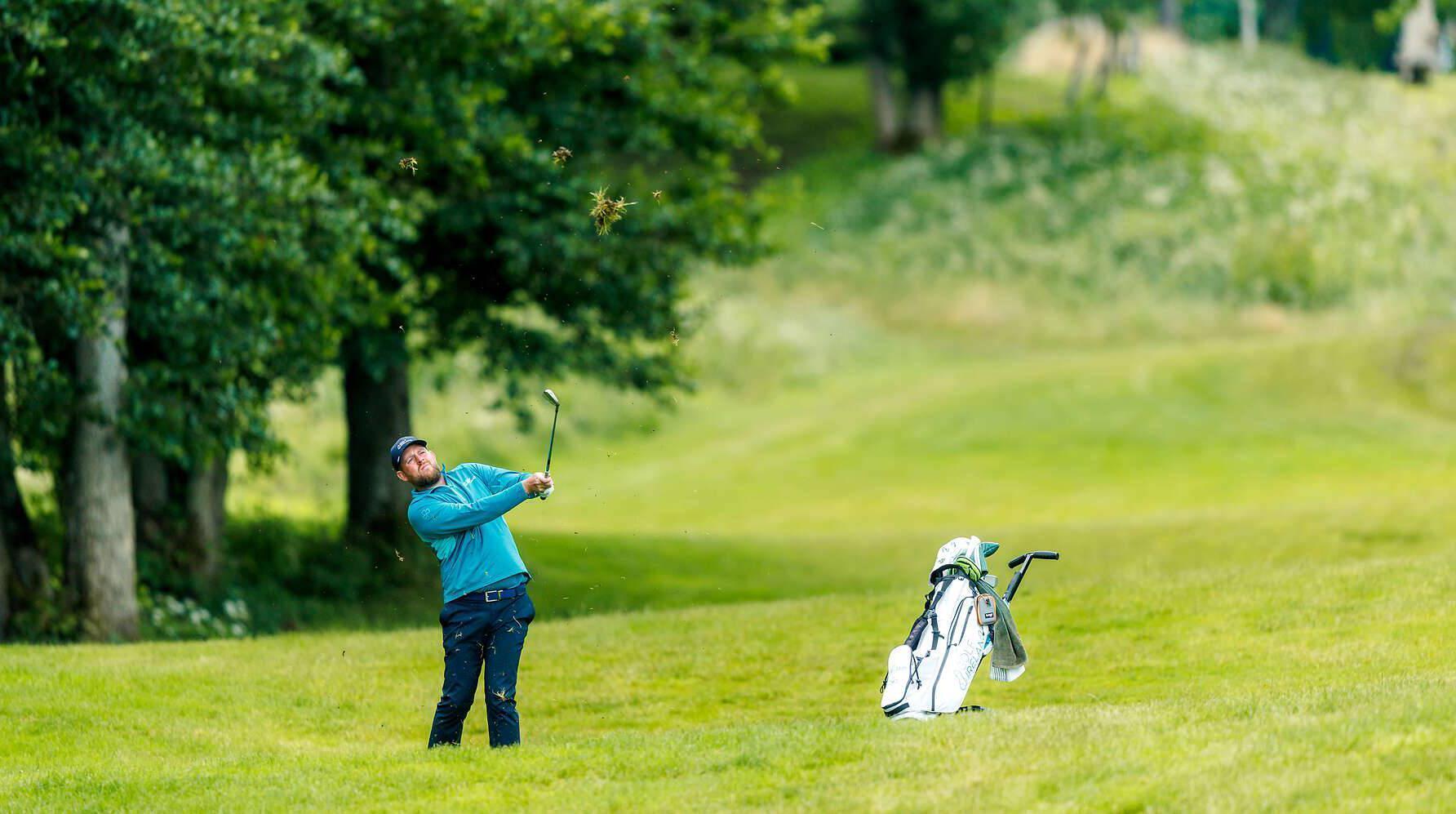 HISTORY BECKONS: Matt McClean in action in Estonia. Photo: EGA.