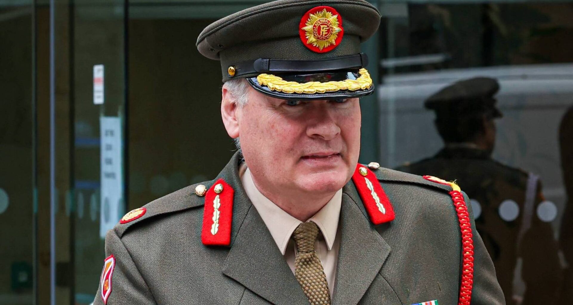 Brigadier General Stephen Ryan after giving evidence at the Defence Forces Tribunal. Picture: Neil Michael.
