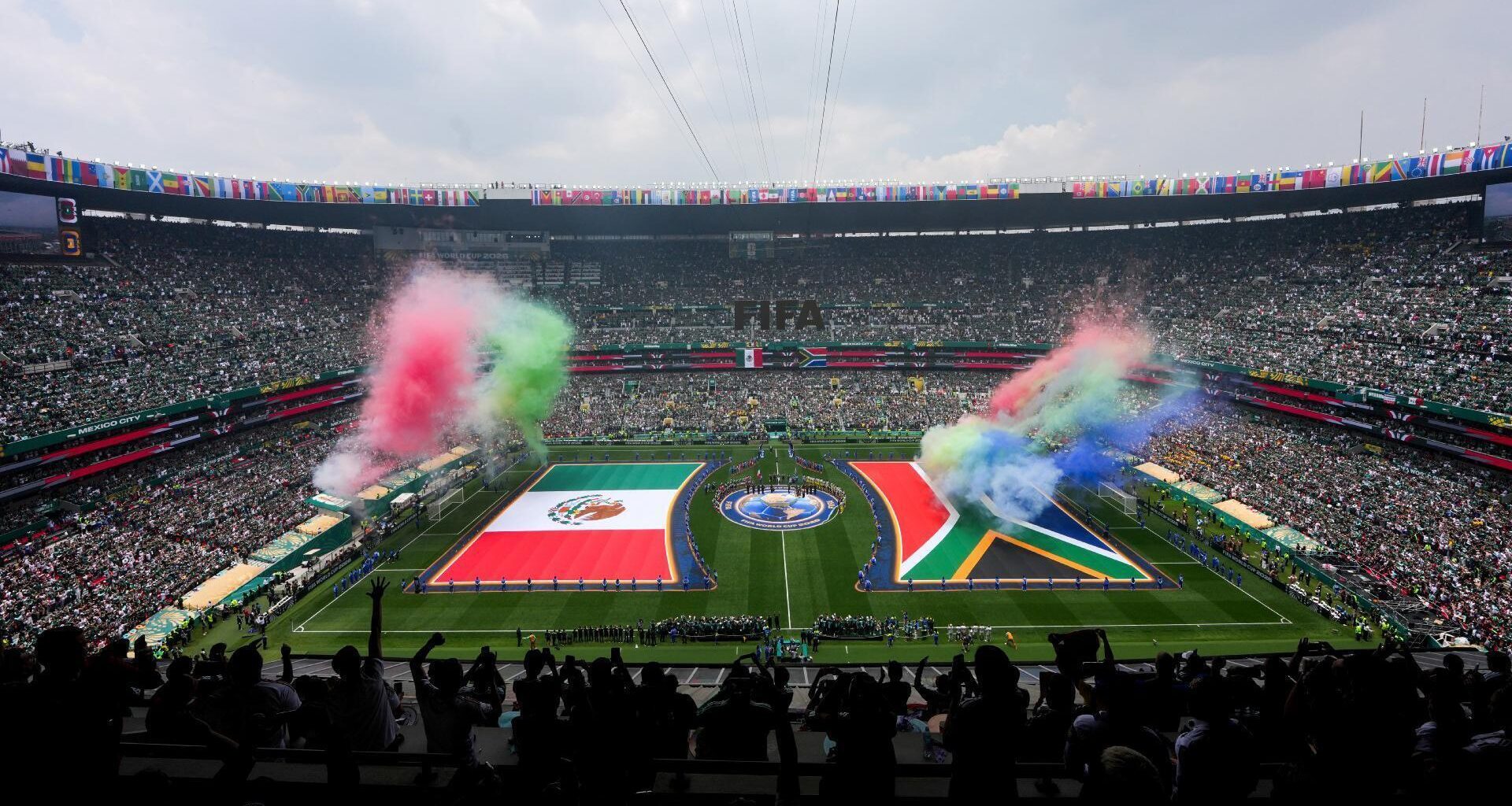 A general view ahead of the FIFA World Cup Group A match between Mexico and South Africa at the Mexico City Stadium. Pic: Nick Potts/PA Wire.
