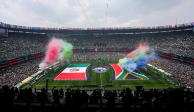 A general view ahead of the FIFA World Cup Group A match between Mexico and South Africa at the Mexico City Stadium. Pic: Nick Potts/PA Wire.