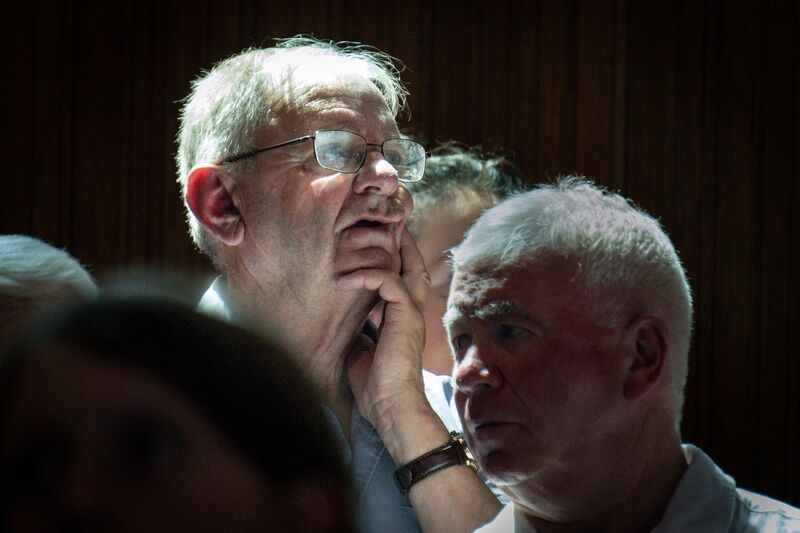  A member of the congregation reflecting during the emotional farewell Mass marking the closure of St Augustine’s Church on Washington St and Grand Parade in Cork. Picture: Chani Anderson