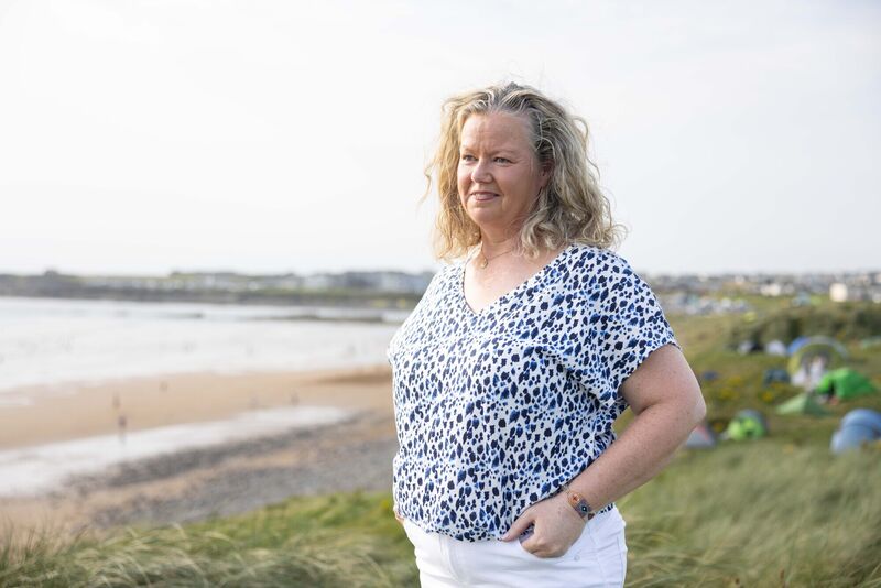 Trish Blake at Spanish Point, Co Clare this week. Picture: Eamon Ward