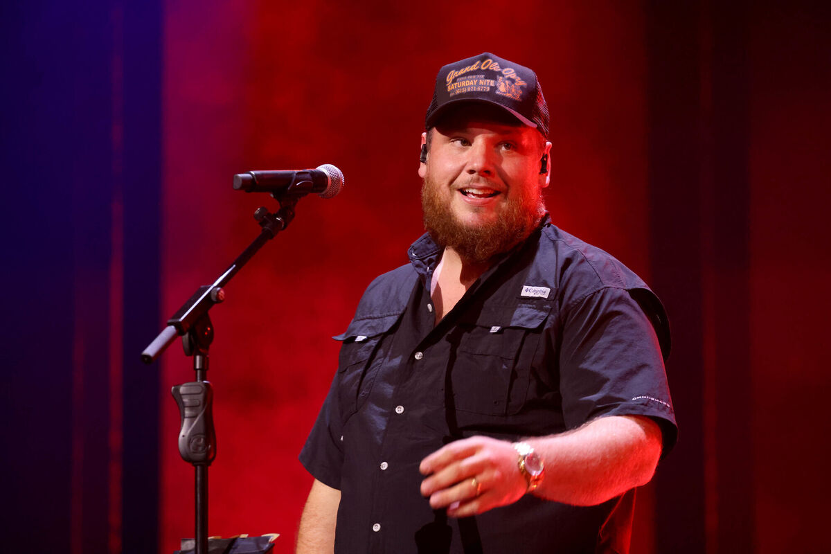  Luke Combs will headline two gigs in Slane. Picture: David Parry/PA  