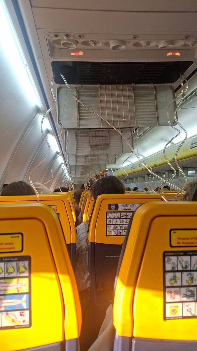 She said that many people fled their seats to other parts of the plane for safety as the cabin decompressed. Picture: Despoina Papapavlou/Reuters