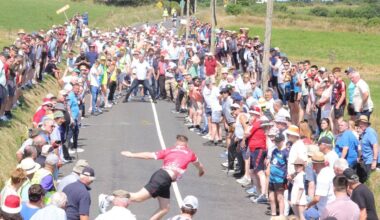 CROWD CONTROL: Munster junior A champion, Darragh Dempsey sends the bowl over the sop towards his father Noel in the All-Ireland final last weekend in Ballinagree, Co. Cork. Pic: Greta Cormican championships in Ballinagree, Co Cork
