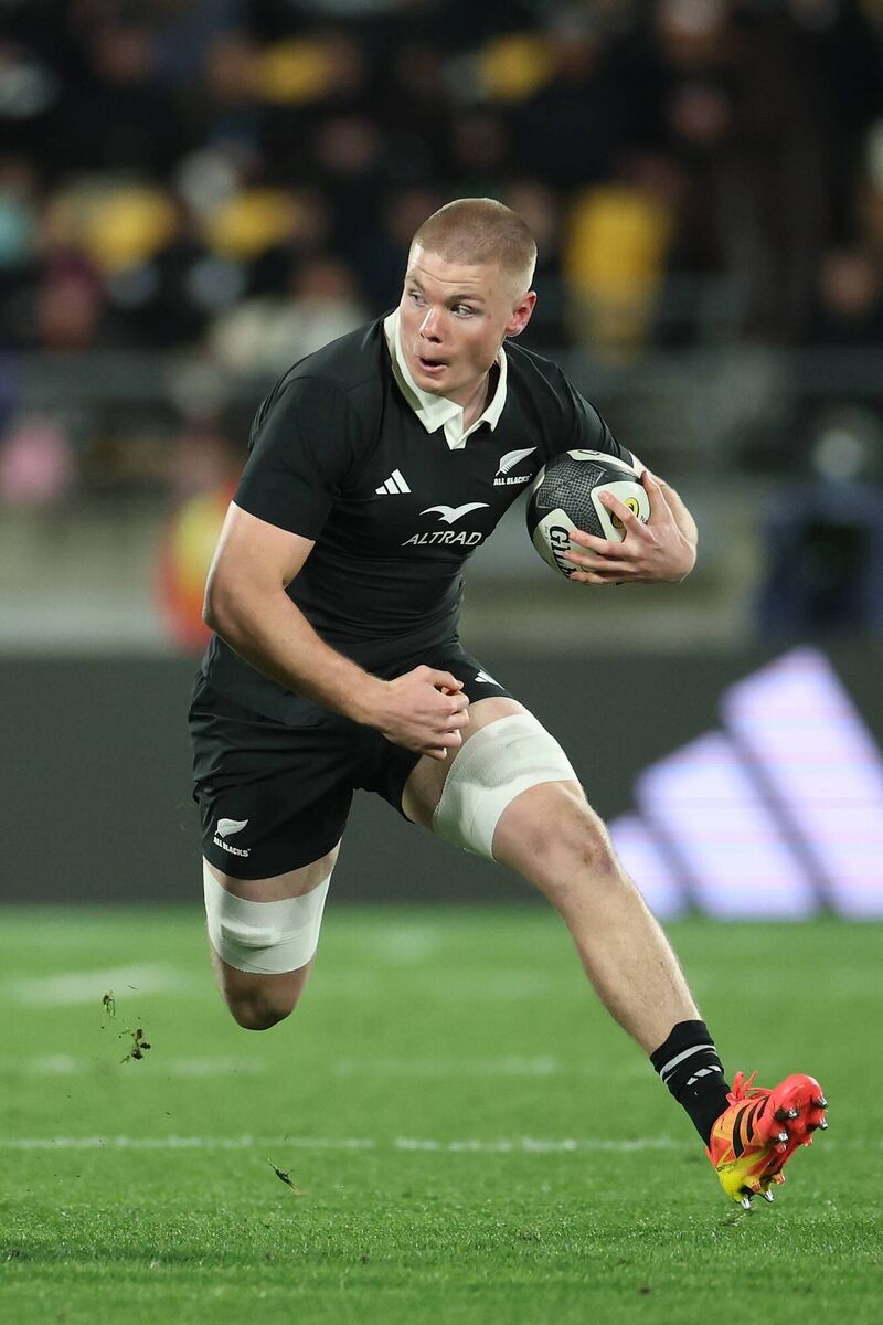 Anton Segner on the burst in New Zealand's win over Italy in Wellington. Pic: Phil Walter/Getty Images