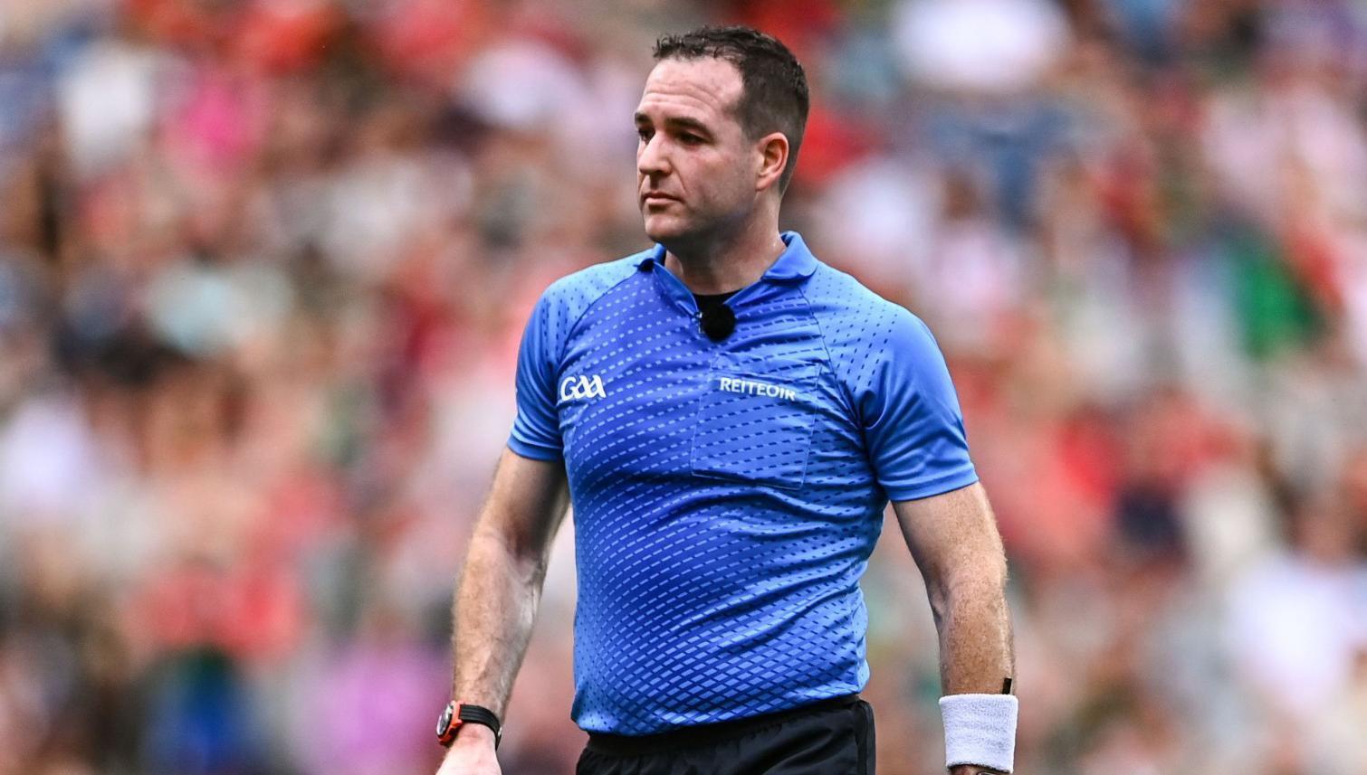 Referee Martin McNally. Pic: Ben McShane/Sportsfile