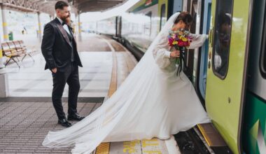 Wedding of the Week: All aboard the love train for couple who tied knot in Cork