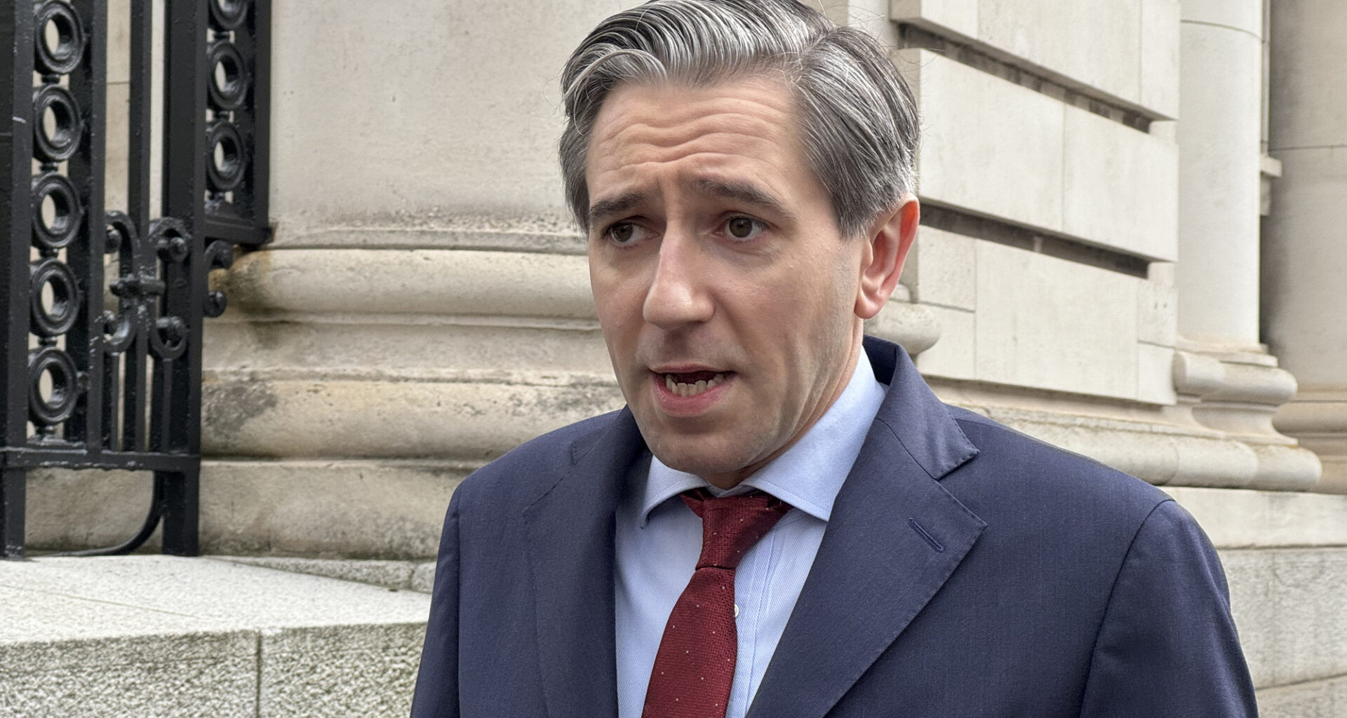 Tanaiste Simon Harris cited a transition to the euro as a major benefit as it would reduce transaction costs for businesses and customers.