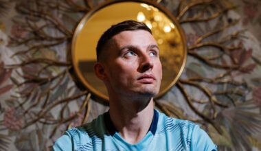 HALO EFFECT: Gearóid Hegarty at the Limerick press event. Pic: INPHO/James Crombie
