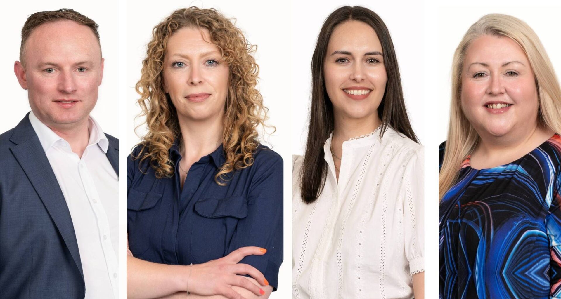Baker Tilly Ireland new roles: Tomás O'Leary, Mary Moran, Melissa Markgraf and Eilish Haughton.
